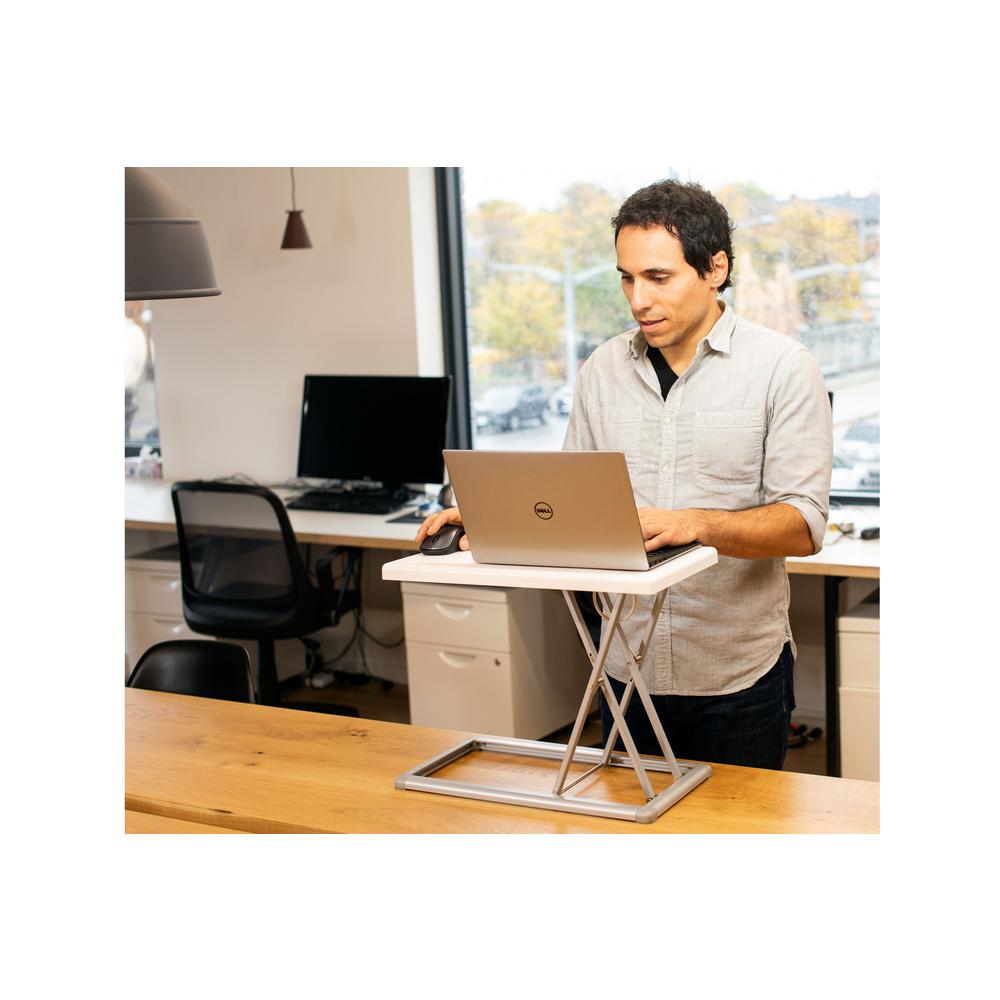 Rocelco 19" Portable Standing Desk Riser. Picture 3