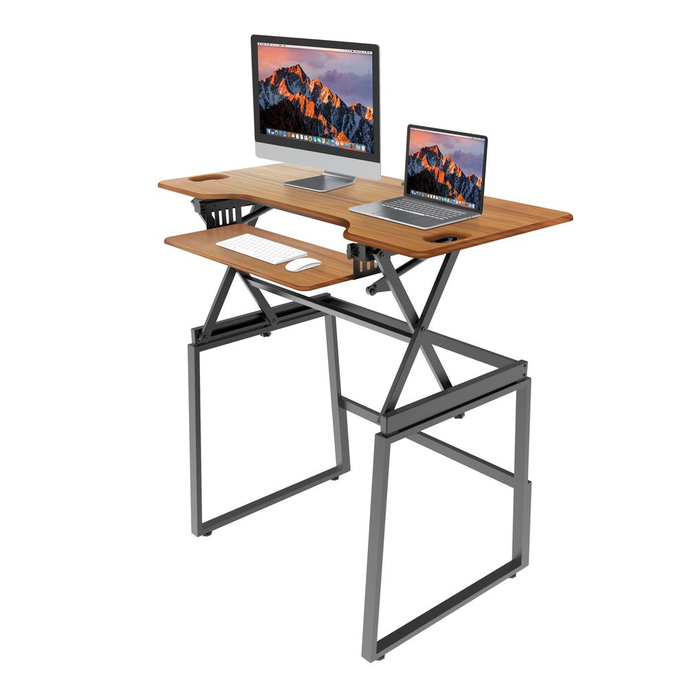 Rocelco 46" Large Height Adjustable Standing Desk. Picture 2