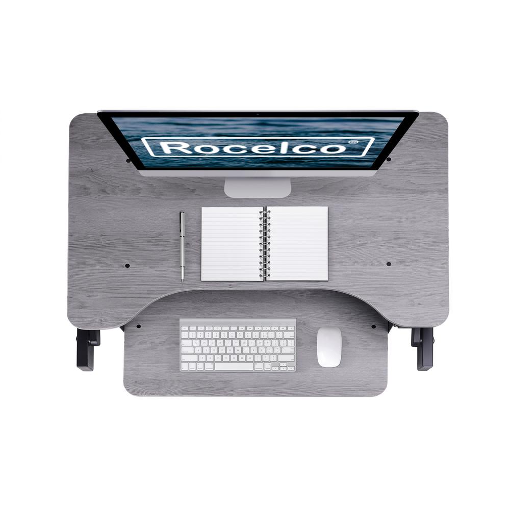Rocelco 32" Height Adjustable Standing Desk. Picture 4