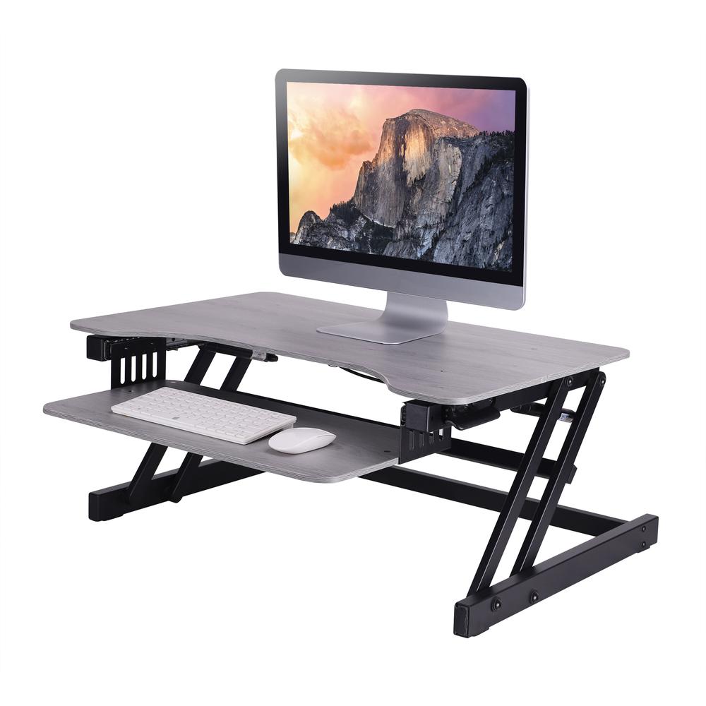 Rocelco 32" Height Adjustable Standing Desk. Picture 8