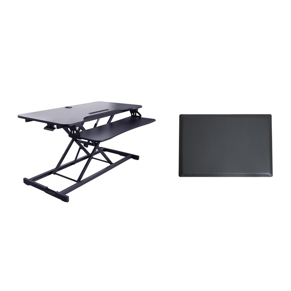 Rocelco 43" Height Adjustable Standing Desk Converter. Picture 22