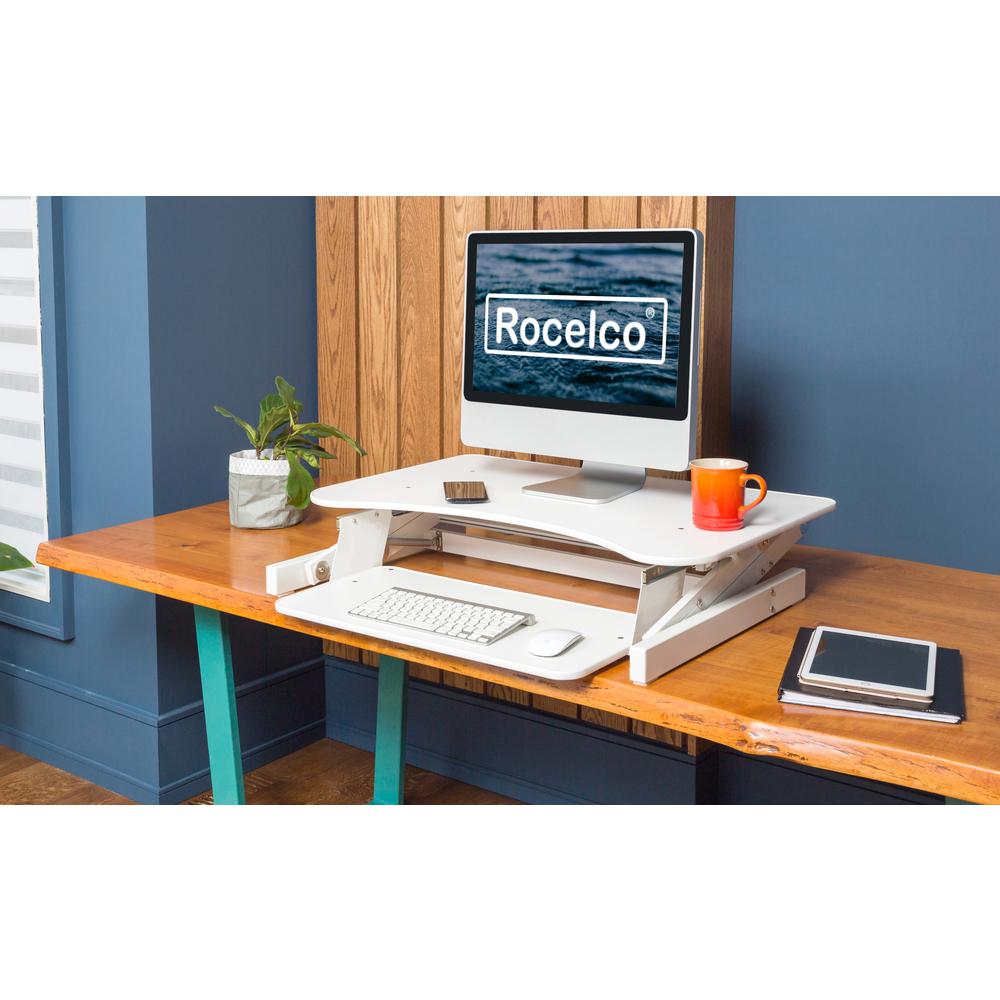 Rocelco 32" Height Adjustable Standing Desk. Picture 3
