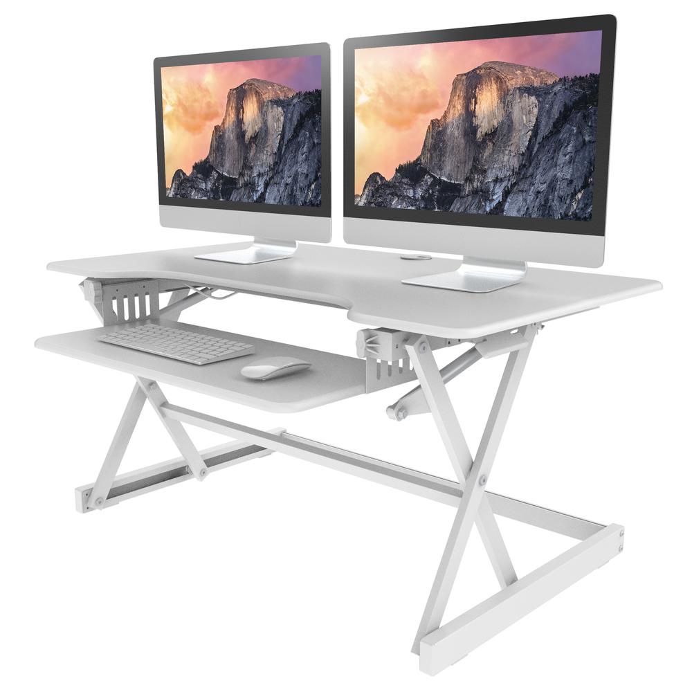 Rocelco 40" Large Height Adjustable Standing Desk. Picture 2