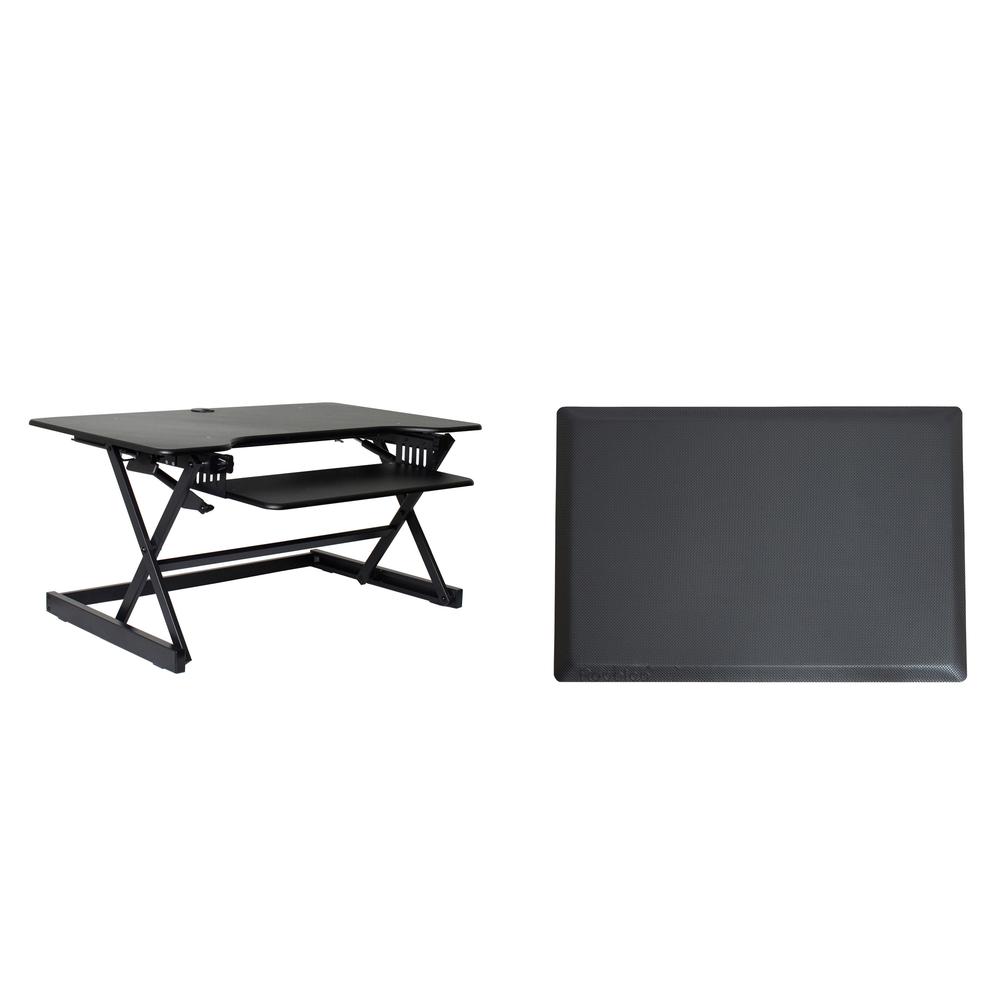 Rocelco 40" Large Height Adjustable Standing Desk. Picture 1