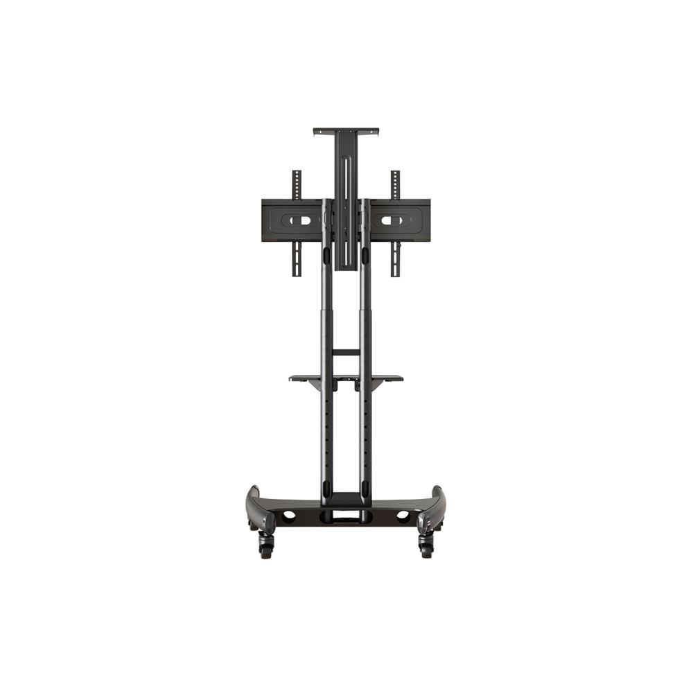 Rocelco VSTC 32"-70" Mobile Flat Screen, Monitor, A/V and TV Cart with A/V Component and Webcam Shelves. Picture 2