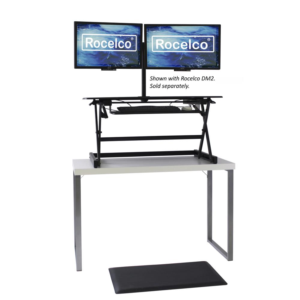 Rocelco 40" Large Height Adjustable Standing Desk. Picture 2