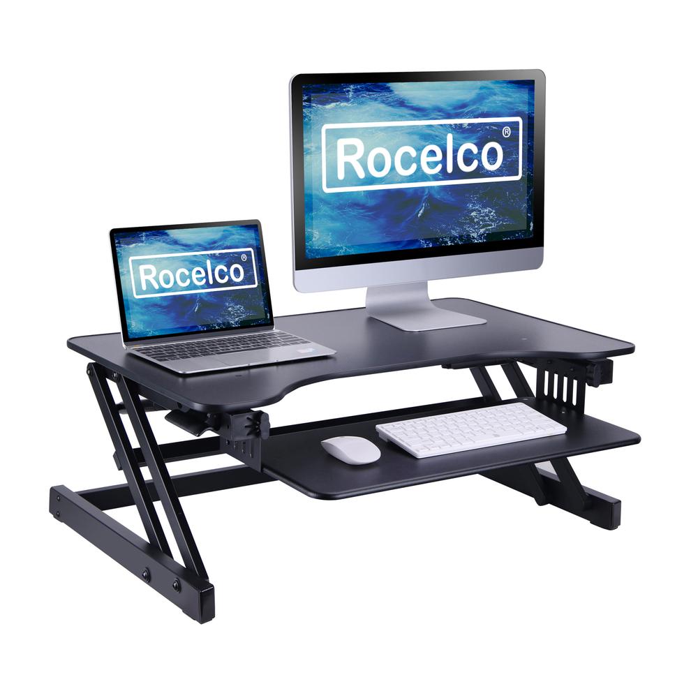 Rocelco 32" Height Adjustable Standing Desk. Picture 1