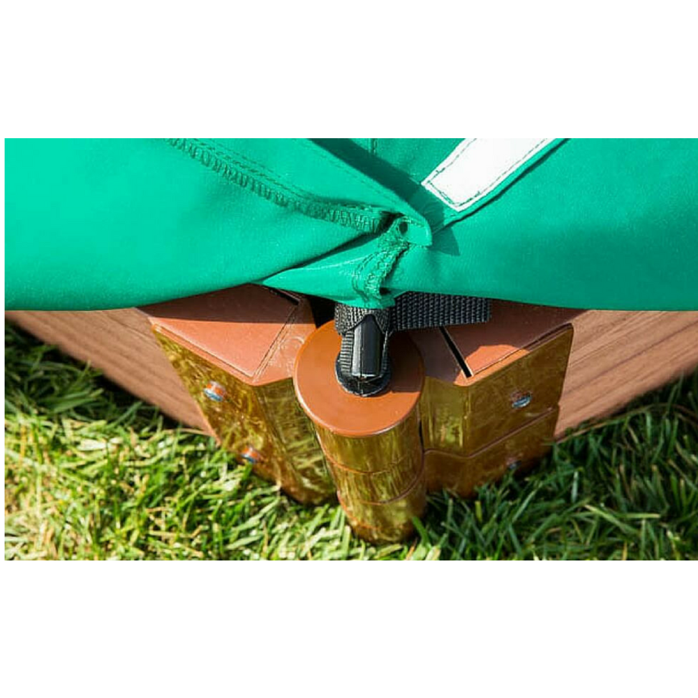 7Ft. X 8Ft. X 13.5In. Hexagonal Collapsible Sandbox Cover. Picture 11