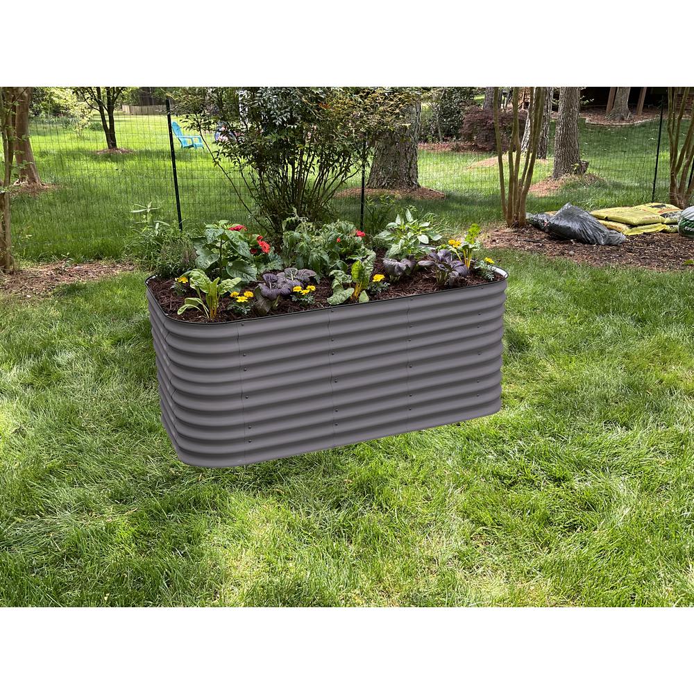 9-In-1 Modular Metal Raised Garden Bed Kit. Picture 10