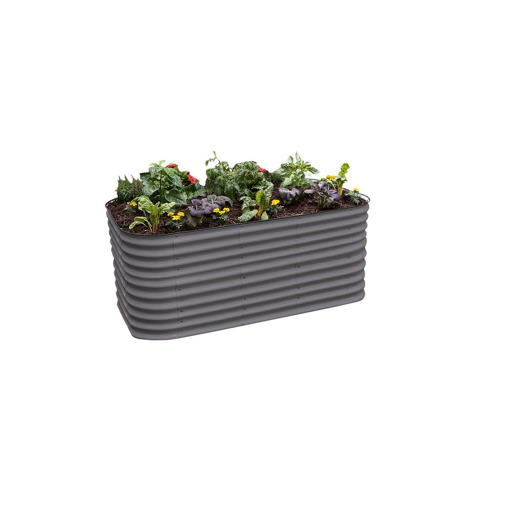 9-In-1 Modular Metal Raised Garden Bed Kit. Picture 1