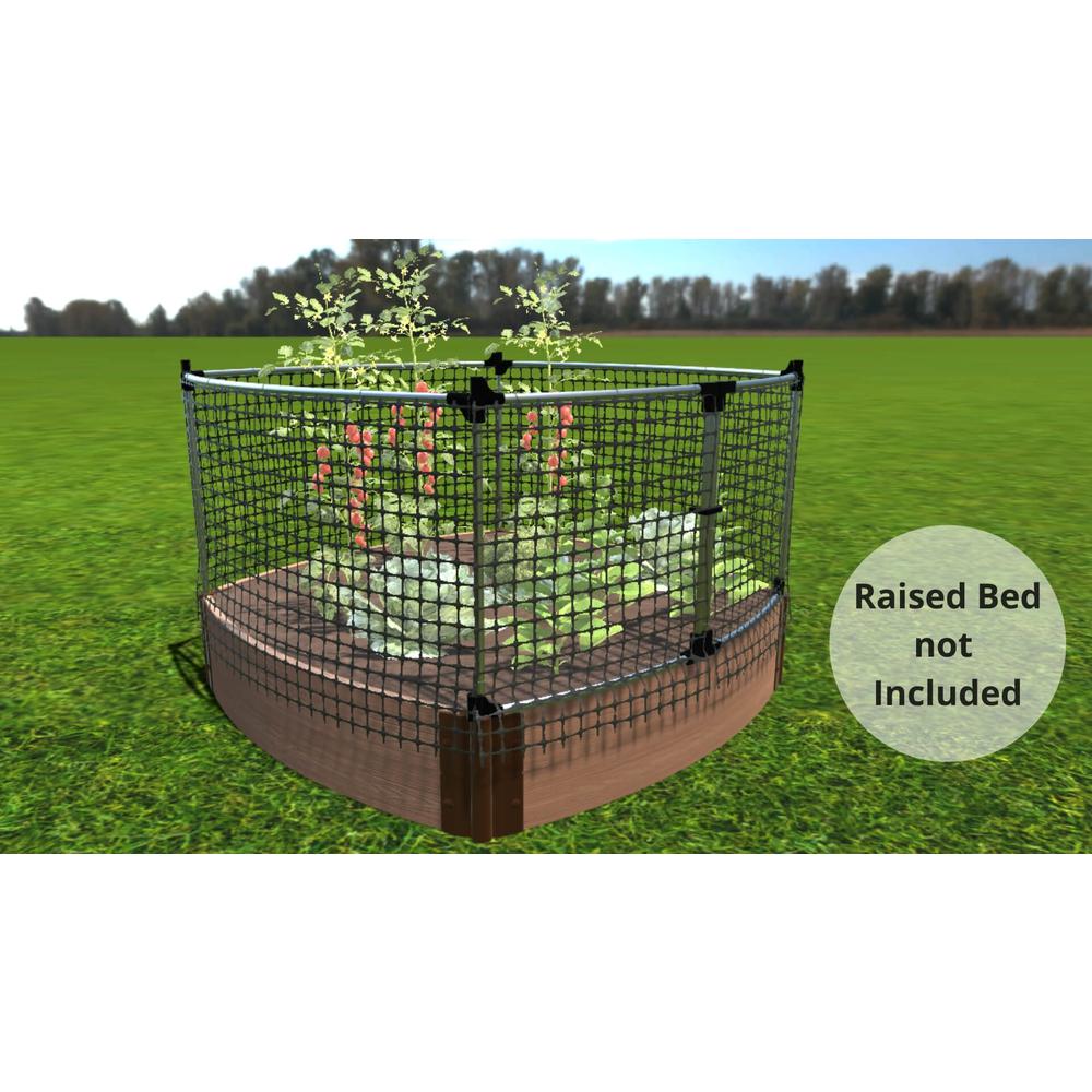 Curved Stack And Extend Animal Barrier. Picture 1