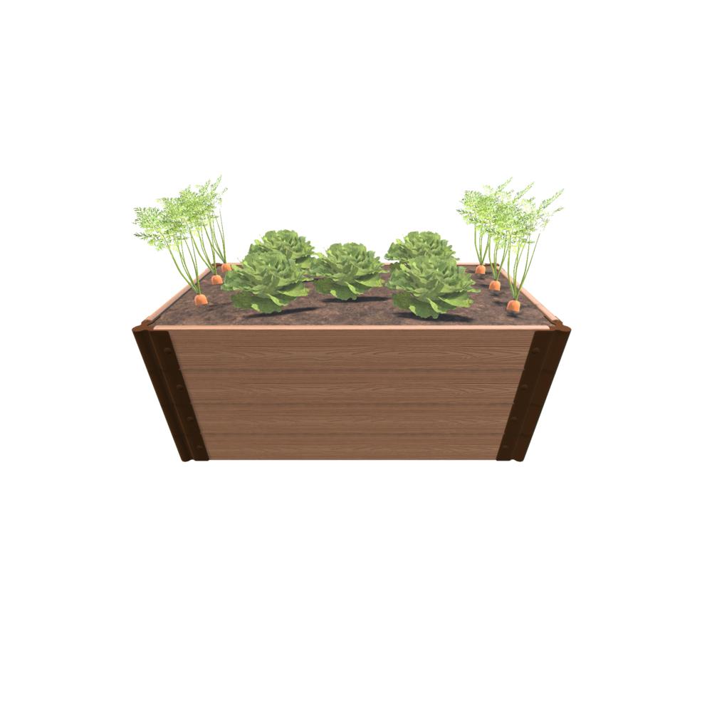 Classic Sienna 2' X 4' X 22" Raised Garden Bed - 1" Profile. Picture 1