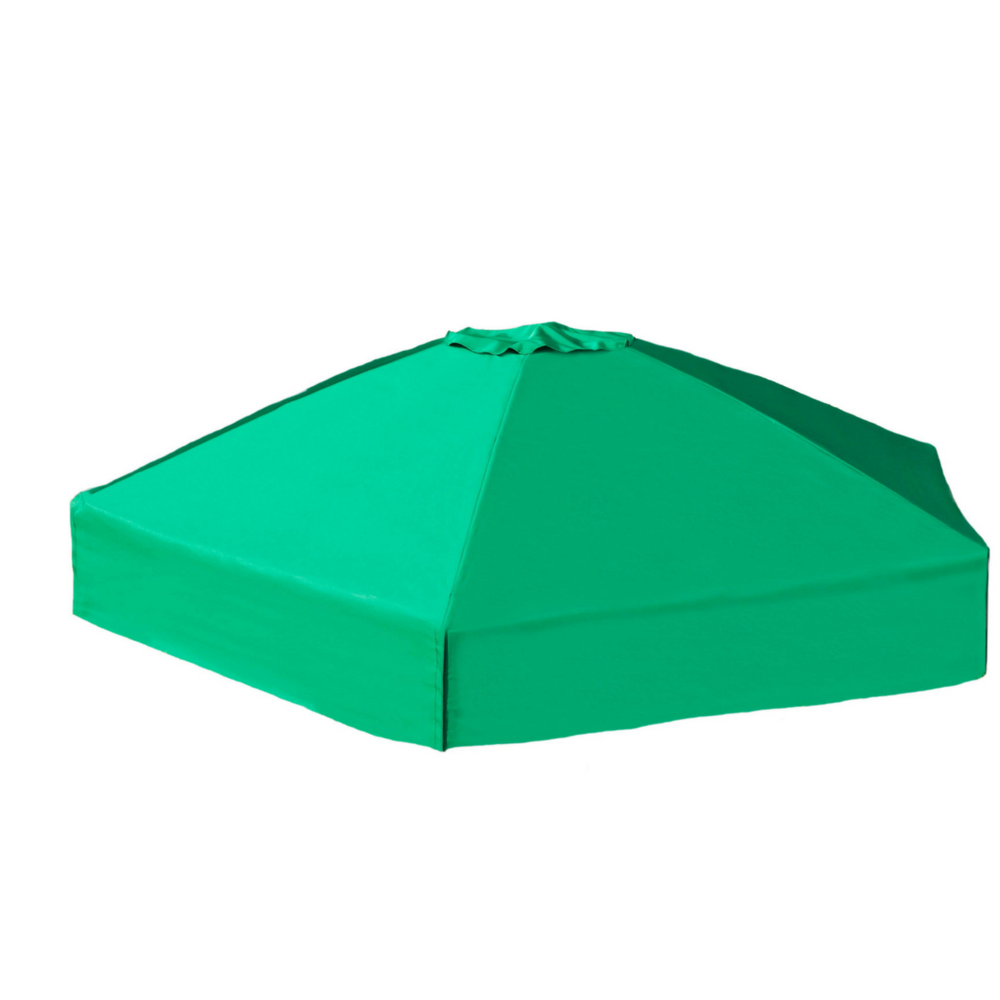 7Ft. X 8Ft. X 5.5In. Hexagon Sandbox With Collapsible Cover - 2" Profile. Picture 2