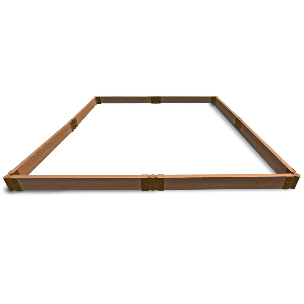 Classic Sienna Raised Garden 8' X 8' X 5.5" - 2" Profile. Picture 2