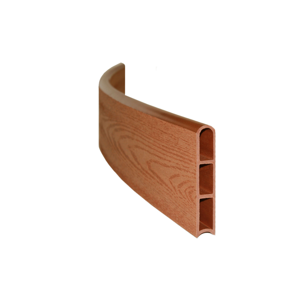 Classic Sienna Curved Landscape Edging Kit 16' - 1" Profile. Picture 2