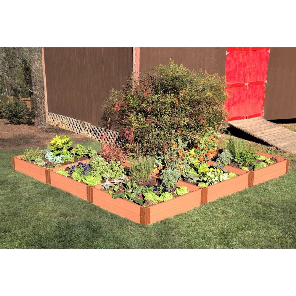 Classic Sienna Raised Garden Bed ‘L’ Shaped 12' X 12' X 11” – 1” Profile. Picture 2