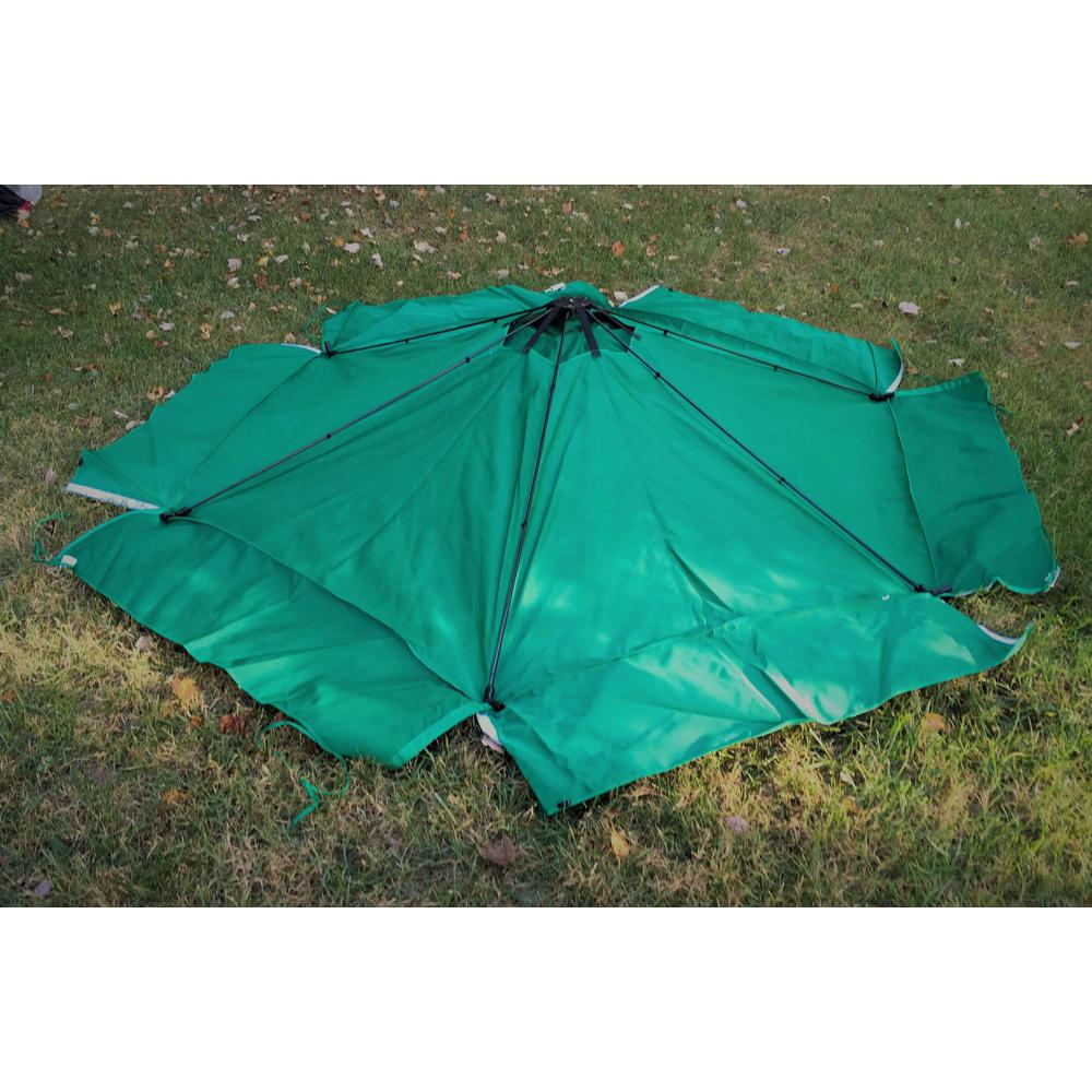 7Ft. X 8Ft. X 13.5In. Hexagonal Collapsible Sandbox Cover. Picture 8