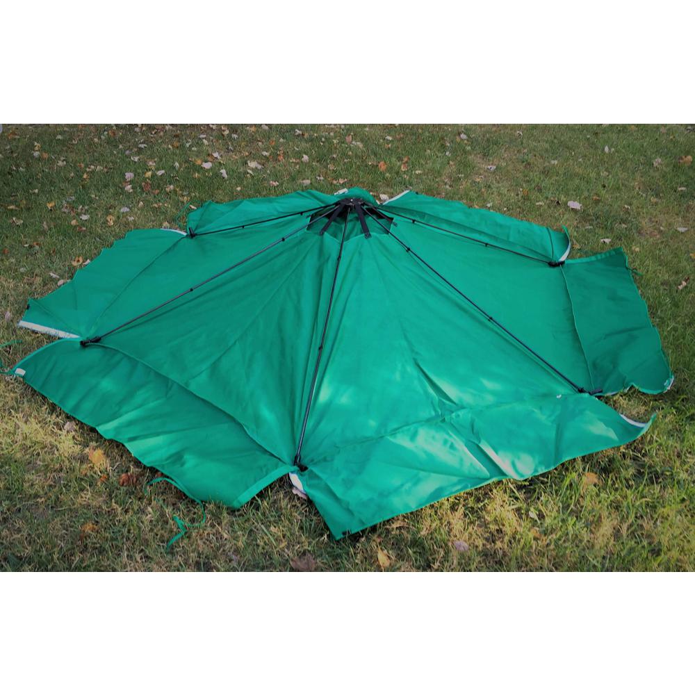 Classic Sienna Hexagon Sandbox With Collapsible Cover - 2" Profile. Picture 2