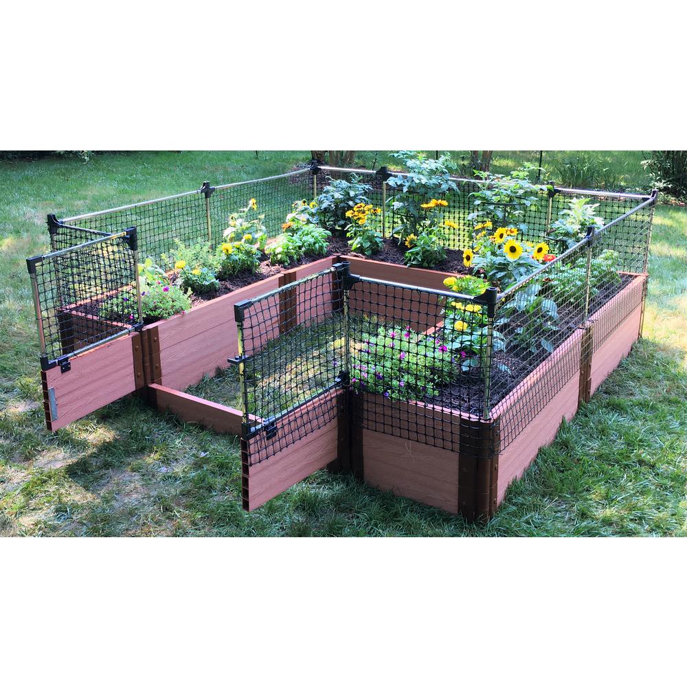 Walk-In 'Alamo' 8' X 8' X 16.5' Animal Barrier Raised Garden Bed - 2" Profile. Picture 2