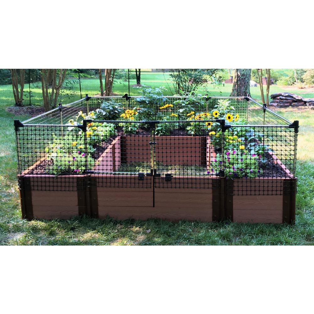 Walk-In 'Alamo' 8' X 8' X 16.5' Animal Barrier Raised Garden Bed - 2" Profile. Picture 3