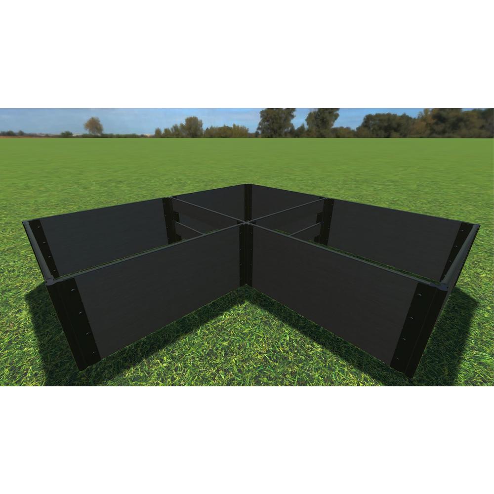 Arrowhead' - 8' X 8' X 22" Straight Corner Raised Garden Bed - 1" Profile. Picture 2