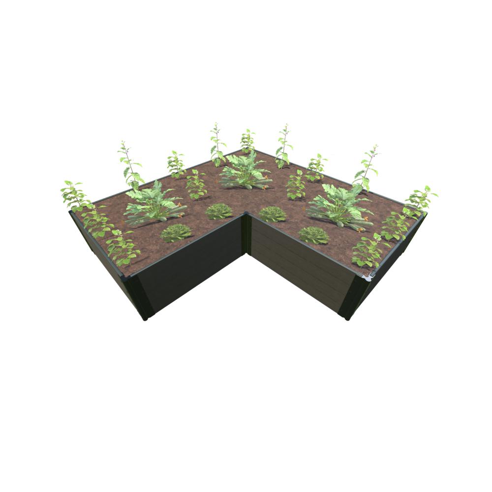 Arrowhead' - 8' X 8' X 22" Straight Corner Raised Garden Bed - 1" Profile. Picture 3