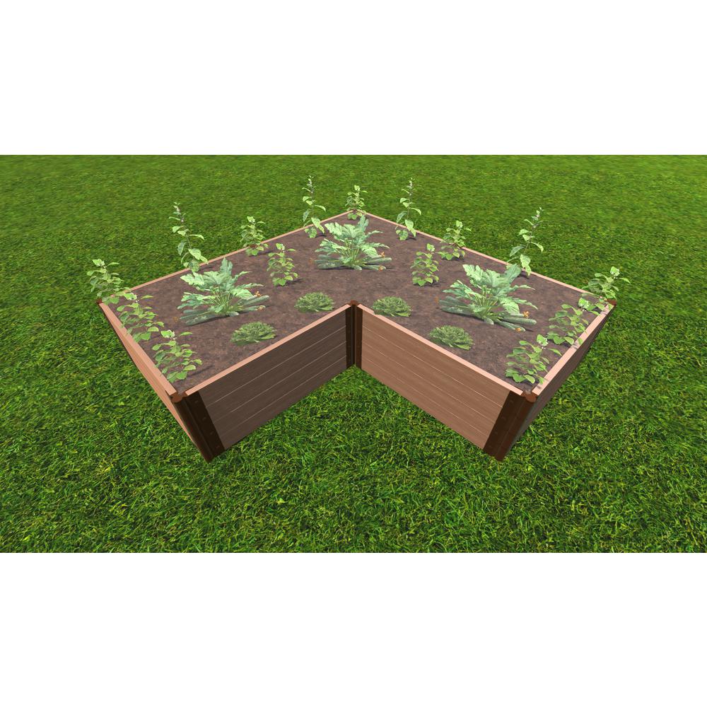 Arrowhead' - 8' X 8' X 22" Straight Corner Raised Garden Bed - 2" Profile. Picture 3