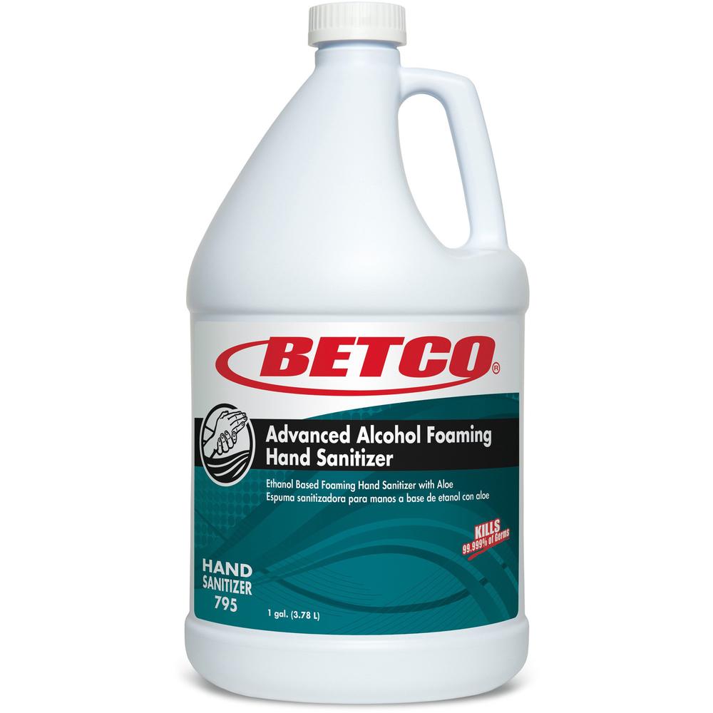 Betco Clario Hand Sanitizer Foam Refill - Citrus Scent - 1 gal (3.8 L) - Kill Germs - Hand, Skin - Moisturizing - Light Blue - Anti-irritant, Non-drying, Non-sticky, Residue-free, Refillable - 1 Each. Picture 1