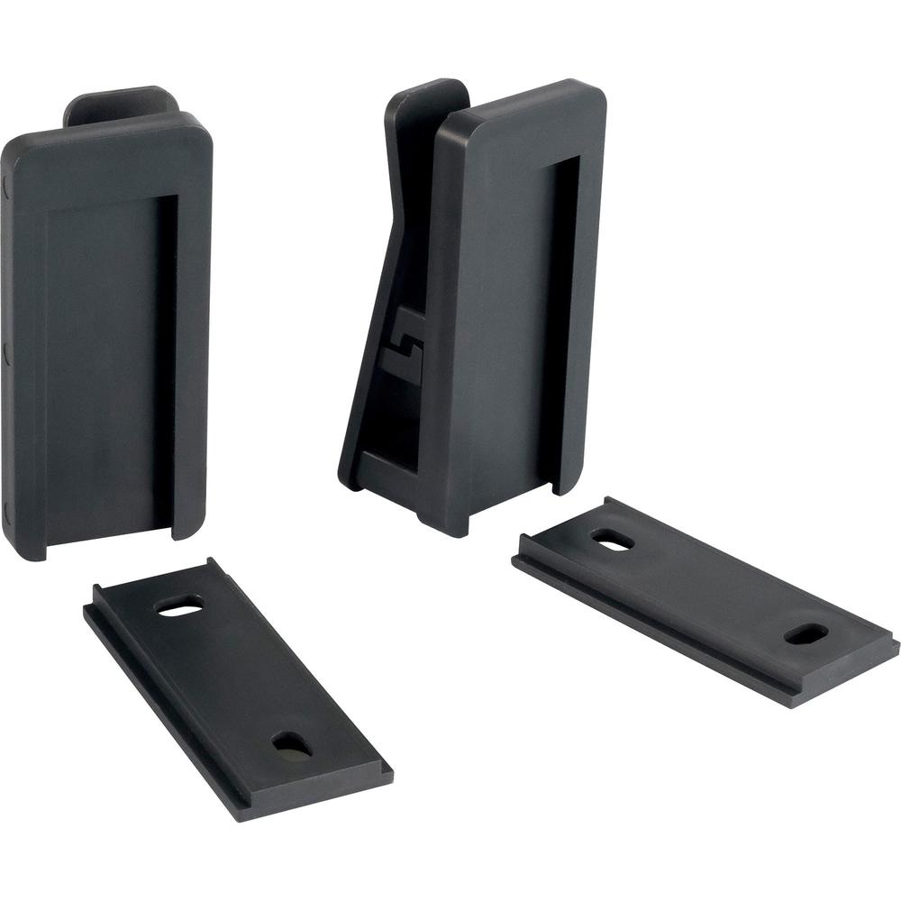 DURABLE VISIOCLIP Wall Mount for Tablet, Smartphone - Charcoal Gray - 2.20 lb Load Capacity - Plastic - 1 Each. Picture 1