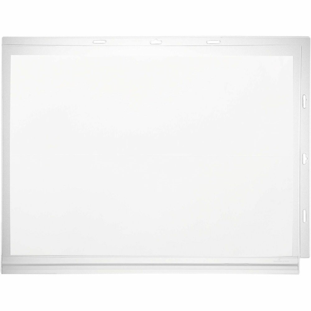 DURABLE Water Resistant Pockets, Tabloid, Cable Ties - 5 PK - Print/Message - "Portrait, Landscape - 13.78" Holding Width x 18.11" Holding Height - Water Resistant, Dirt Resistant, Humidity Resistant,. Picture 1