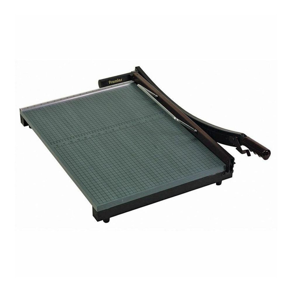 Premier Stakcut Paper Trimmers - 1 x Blade(s)Cuts 30Sheet - 24" Cutting Length - Straight Cutting - 0.8" Height x 19" Width x 24" Depth - Wood Base - Green. Picture 1