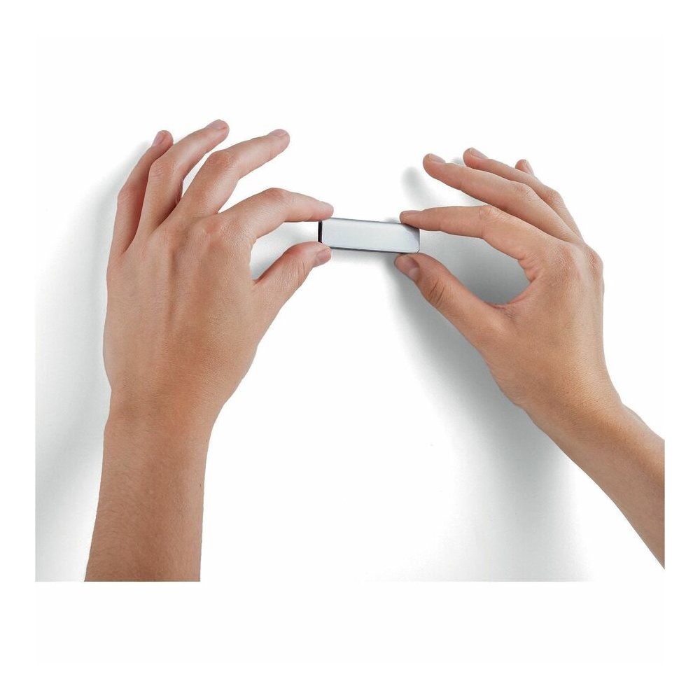 DURABLE DURAFIX Clip - 2.4" Width - for Notes, Reminder, Appointment, Cabinet, Refrigerator, Glass, Door - Residue-free, Easy to Use - Silver - 10 / Pack. Picture 5
