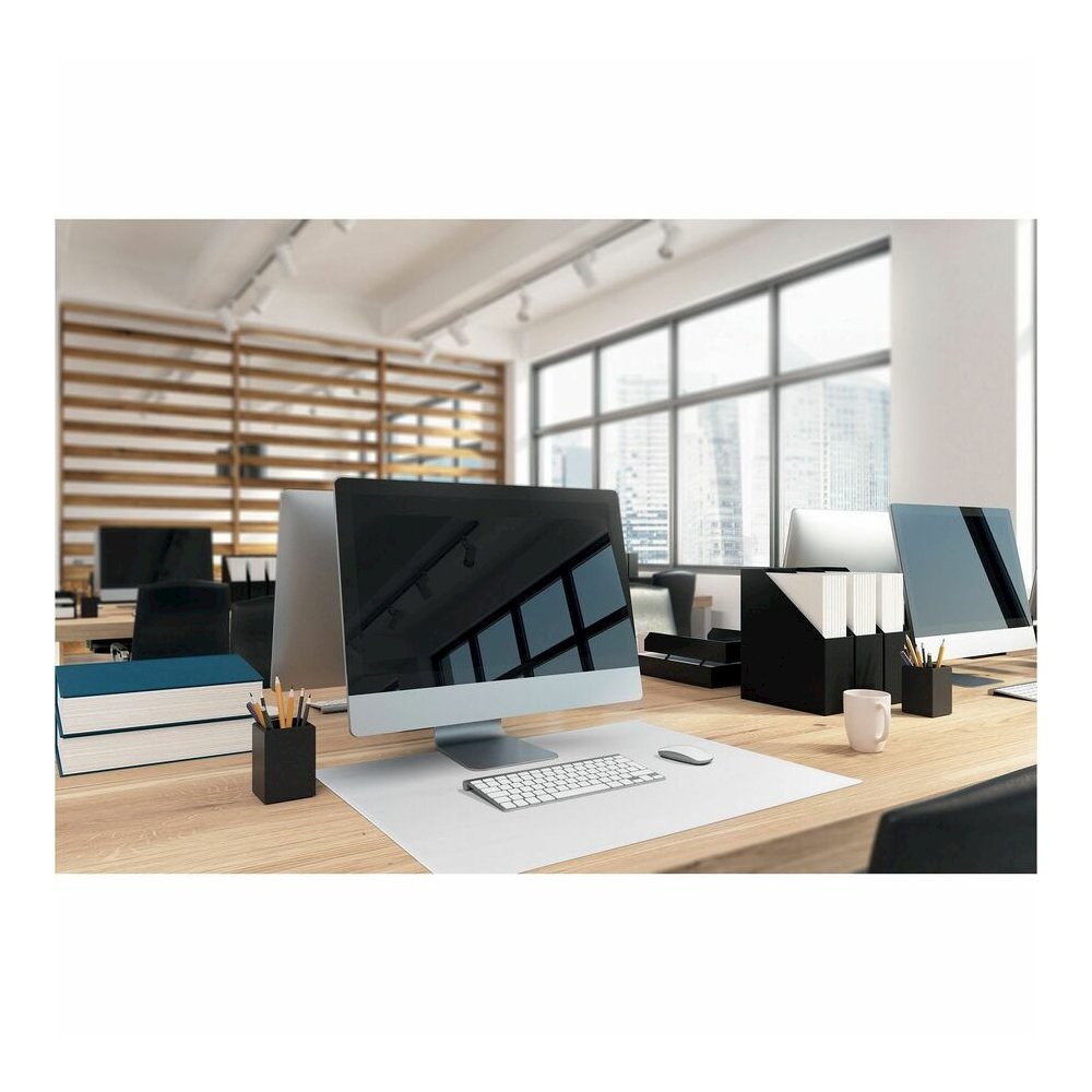 DURABLE Desk Mat 650x500mm Contoured Edges PP - Office - 19.69" Length x 25.59" Width - Rectangular - Polypropylene, Plastic - Transparent - 1 Each. Picture 2