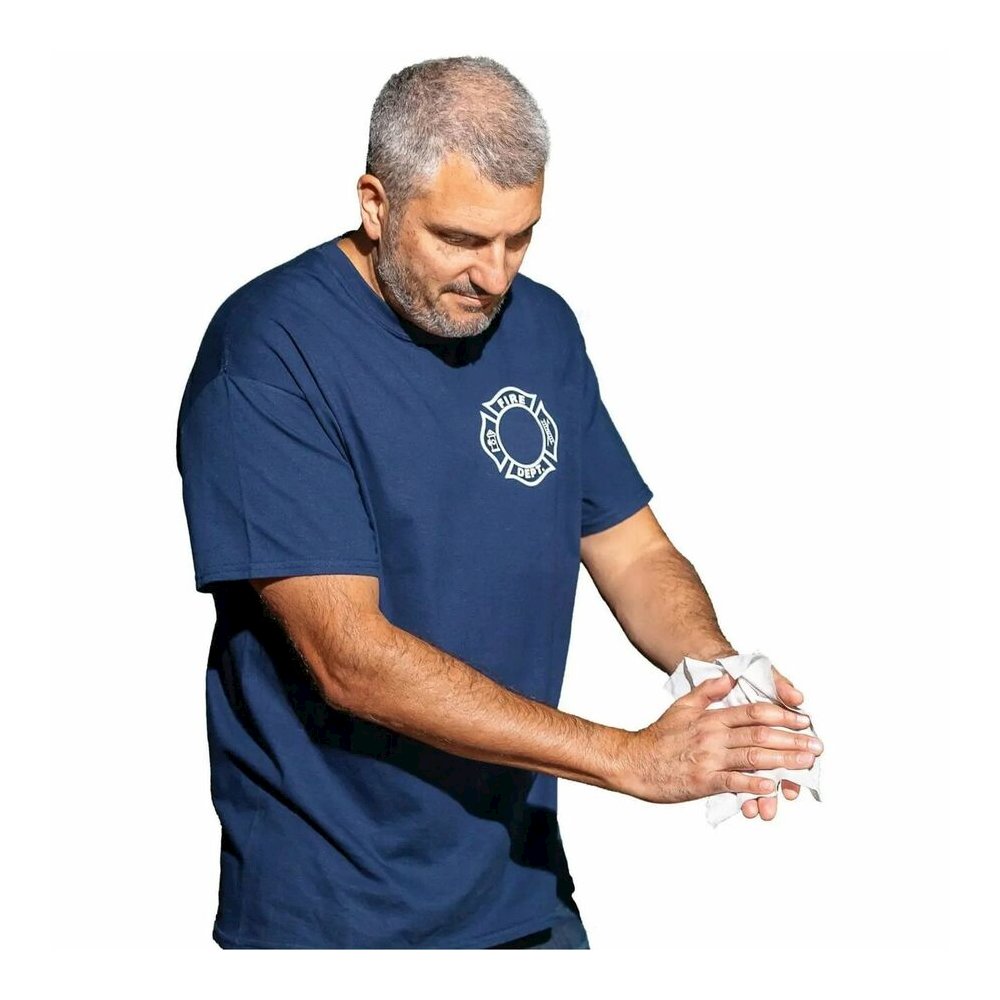 2XL Vitamin E & Aloe Performance Body Cloths - 6" Width x 8" Length - White - 700/Pouch - 1 Each. Picture 2