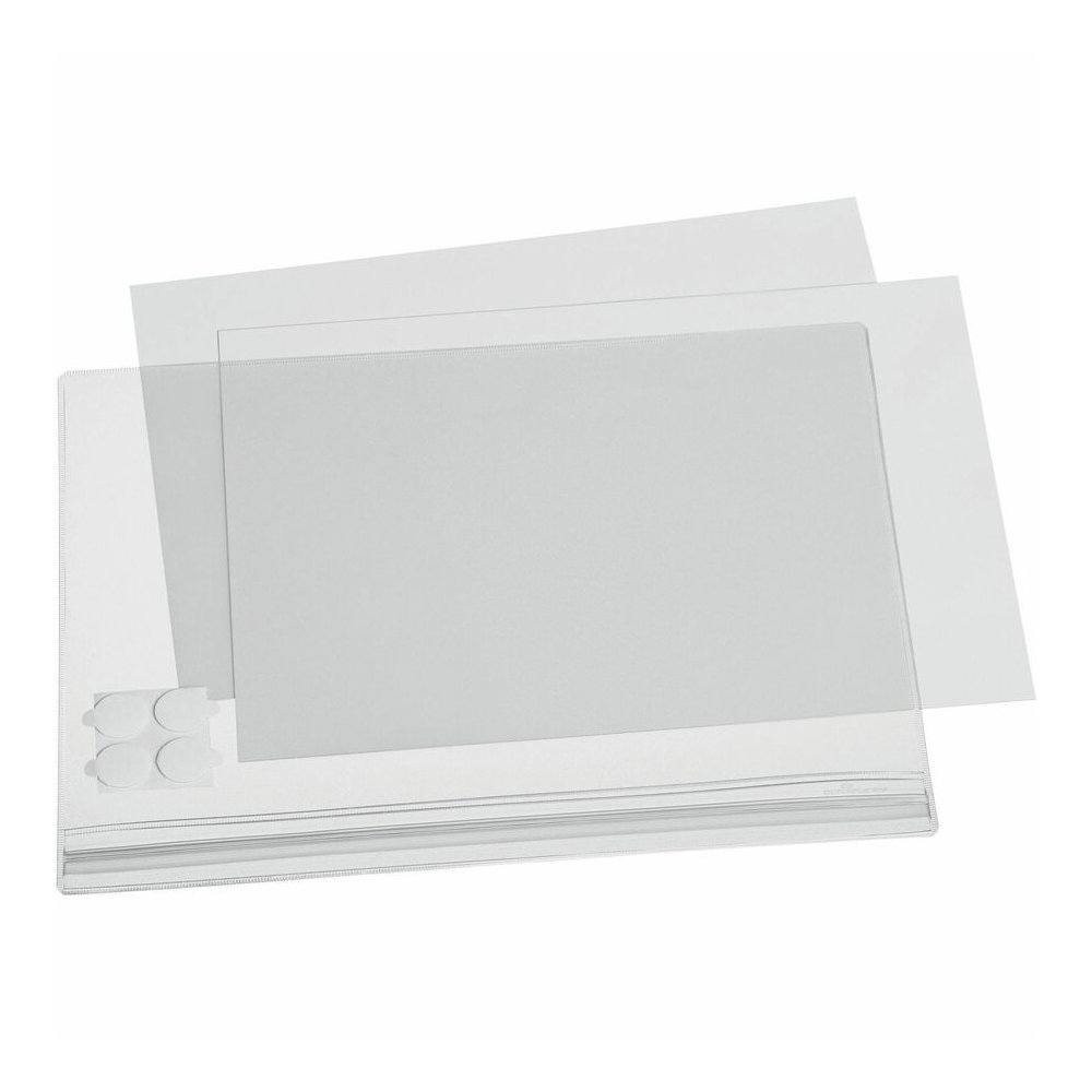 DURABLE Water Resistant Pockets, Letter, Self-Adhesive - 5 PK - Print/Message - "Portrait, Landscape - 9.8" Width - 8.50" Holding Width x 11" Holding Height - Water Resistant, Weather Resistant, Resid. Picture 2