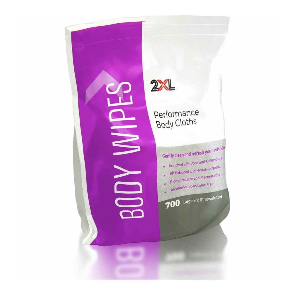 2XL Vitamin E & Aloe Performance Body Cloths - 6" Width x 8" Length - White - 700/Pouch - 1 Each. Picture 3
