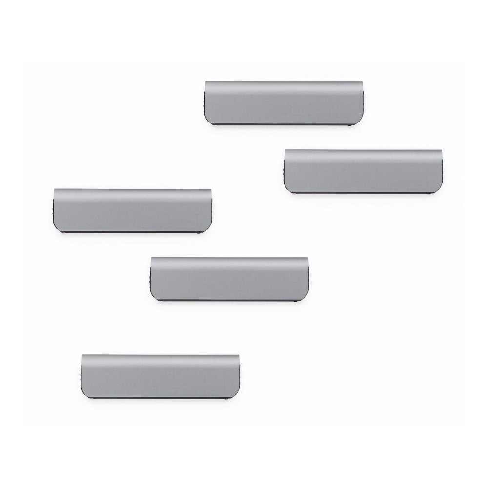 DURABLE DURAFIX Clip - 2.4" Width - for Notes, Reminder, Appointment, Cabinet, Refrigerator, Glass, Door - Residue-free, Easy to Use - Silver - 10 / Pack. Picture 7