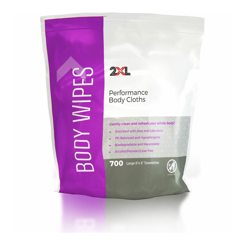 2XL Vitamin E & Aloe Performance Body Cloths - 6" Width x 8" Length - White - 700/Pouch - 1 Each. Picture 5