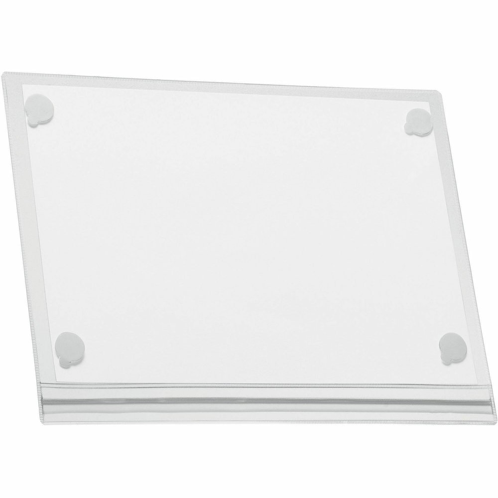 DURABLE Water Resistant Pockets, Letter, Self-Adhesive - 5 PK - Print/Message - "Portrait, Landscape - 9.8" Width - 8.50" Holding Width x 11" Holding Height - Water Resistant, Weather Resistant, Resid. Picture 6
