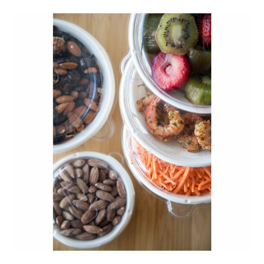 Eco-Products Vanguard 12 oz Sugarcane Bowls - Breakroom - Disposable - Microwave Safe - White - Sugarcane Fiber Body - 1000 / Carton. Picture 10
