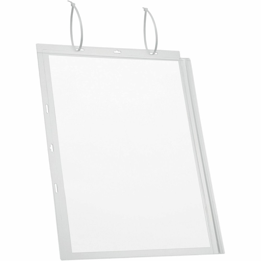 DURABLE Water Resistant Pockets, Tabloid, Cable Ties - 5 PK - Print/Message - "Portrait, Landscape - 13.78" Holding Width x 18.11" Holding Height - Water Resistant, Dirt Resistant, Humidity Resistant,. Picture 8