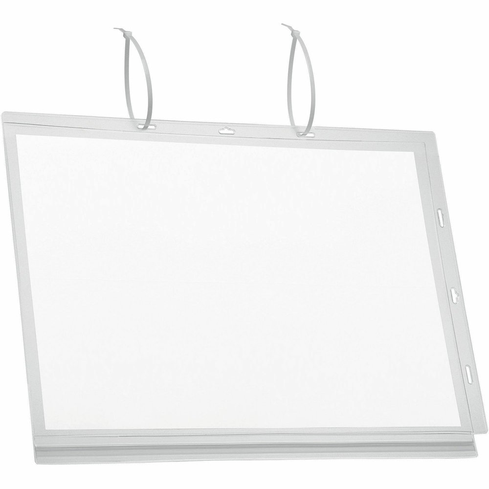 DURABLE Water Resistant Pockets, Tabloid, Cable Ties - 5 PK - Print/Message - "Portrait, Landscape - 13.78" Holding Width x 18.11" Holding Height - Water Resistant, Dirt Resistant, Humidity Resistant,. Picture 10