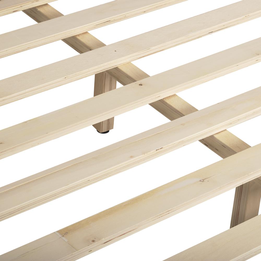 CorLiving Tufted Queen Bed with Slats Cream. Picture 9