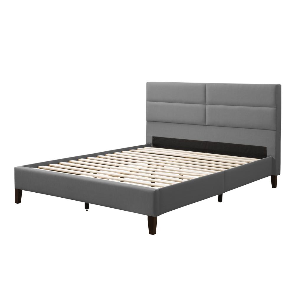 BRH-204-Q Bellevue Upholstered Bed, Queen. Picture 1