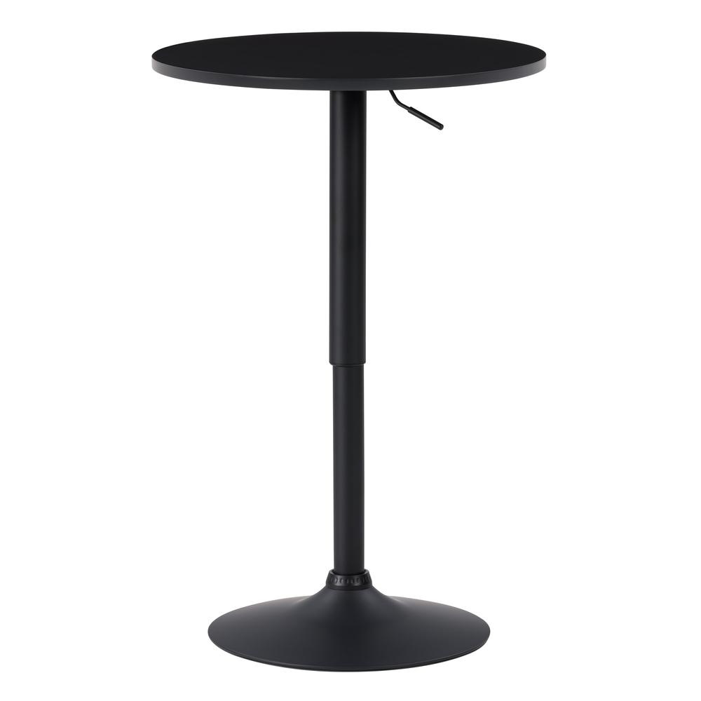 CorLiving Round Adjustable Pedestal Dining Table. Picture 3