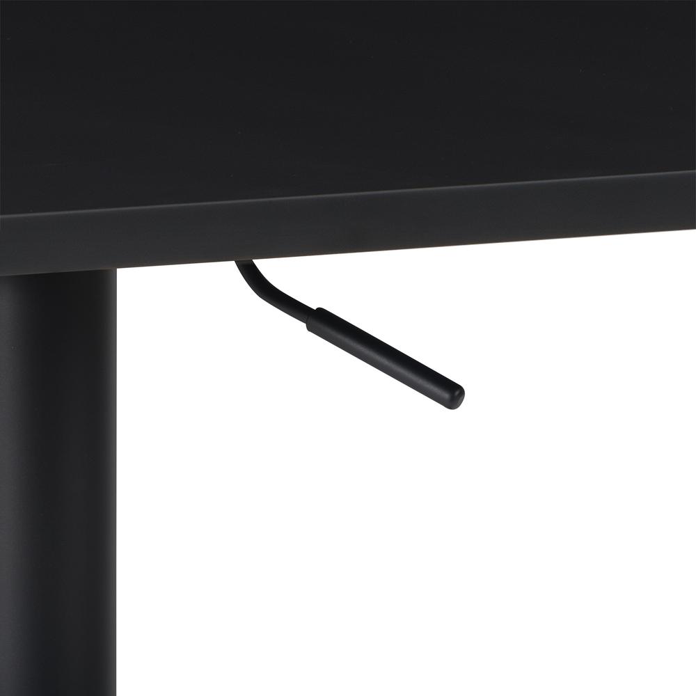 CorLiving Square Adjustable Pedestal Dining Table. Picture 7