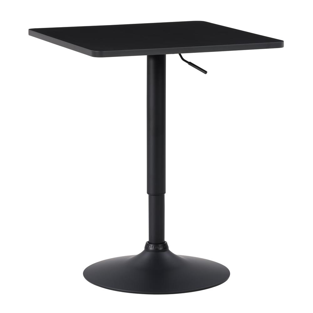 CorLiving Square Adjustable Pedestal Dining Table. Picture 3