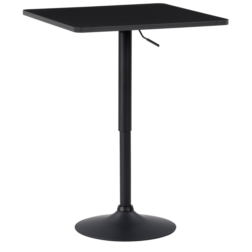 CorLiving Square Adjustable Pedestal Dining Table. Picture 4