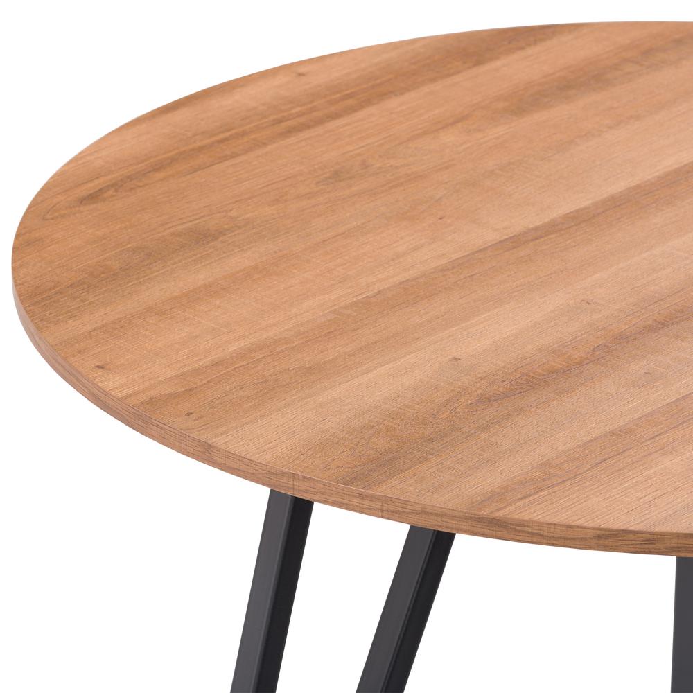 CorLiving Lennox Iron Leg Dining Table. Picture 6