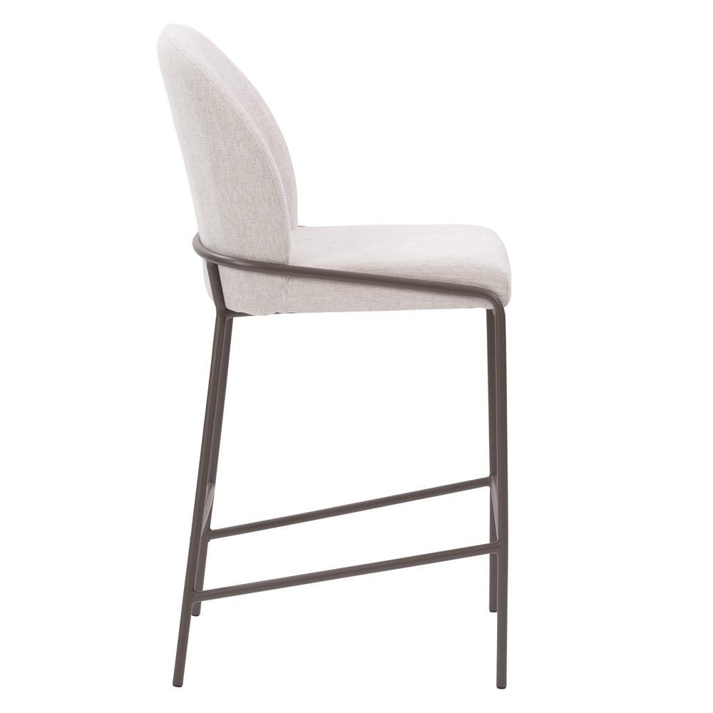 CorLiving Blakeley Counter Height Barstool Light Grey. Picture 3